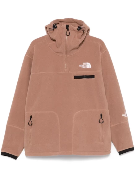 Унисекс ветровка The North Face NSE с капюшоном, коричневая