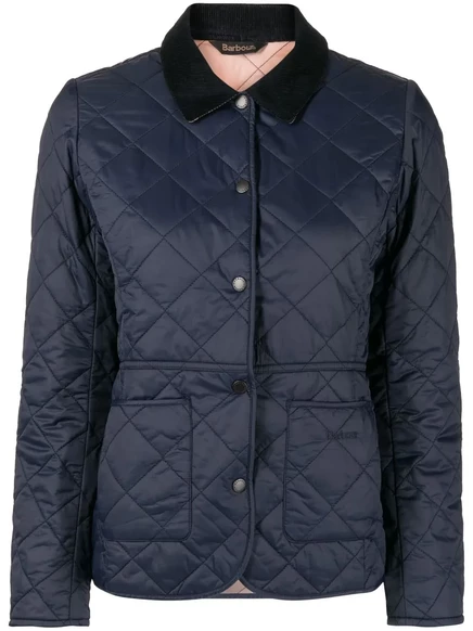 Стеганая куртка-бомбер Barbour blue