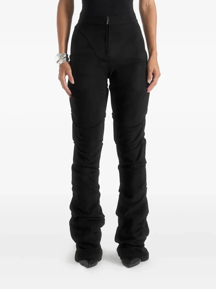 Расклешенные брюки Maniere De Voir Caroline с застежкой на пуговицы black