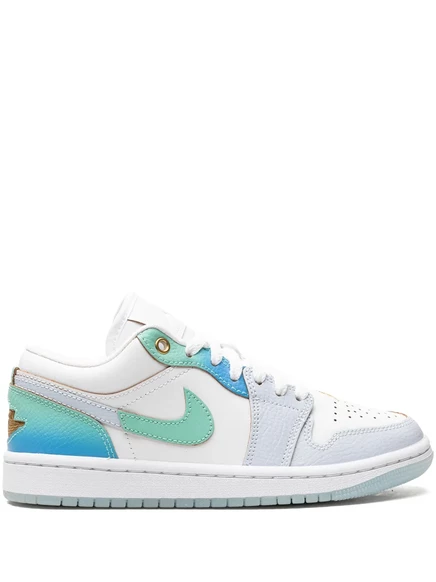 Женские кроссовки Air Jordan 1 Low Emerald Rise, белые