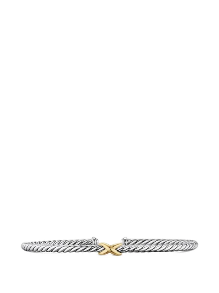 Женский браслет David Yurman Petite X, 14K желтое золото