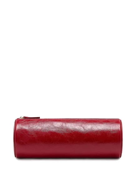Женский клатч Proenza Schouler цилиндрический из кожи, красный