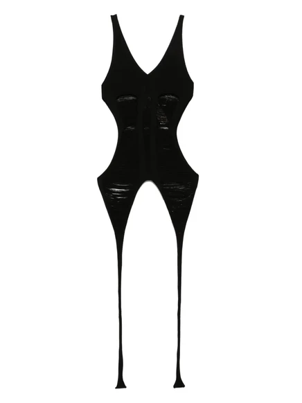 Длинная майка от Тани от Рика Оуэнса black