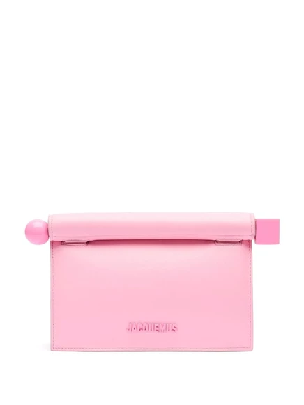 Женский клатч Jacquemus Rond Carré, розовый