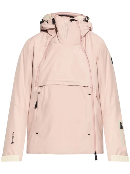 Женская пуховая горнолыжная куртка Moncler Grenoble, розовая