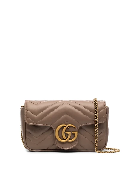 Сумка через плечо Gucci mini GG Marmont neutrals