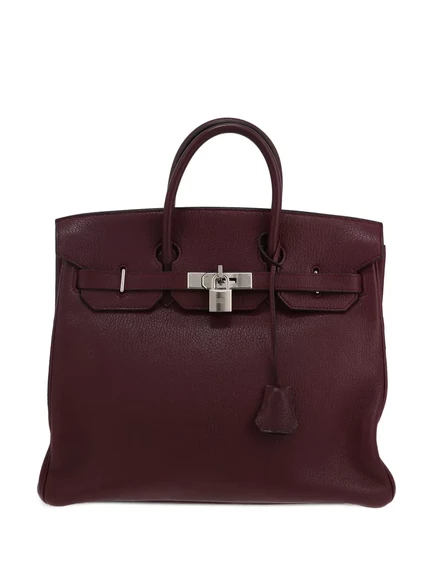 Сумка-тоут Hermès 2008 года выпуска, бывшая в употреблении purple