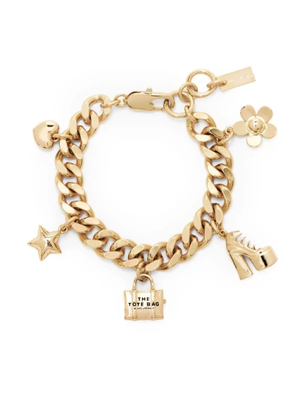 Женский браслет Marc Jacobs Mini Icon Charm, золотистый