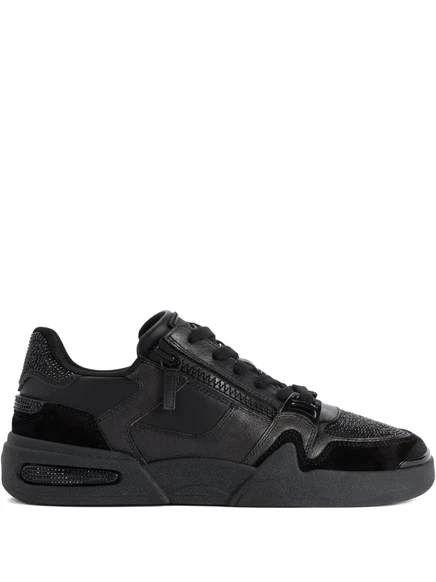 Кроссовки на молнии Giuseppe Zanotti Frankie black