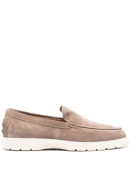 Мужские замшевые лоферы Tod's, коричневые
