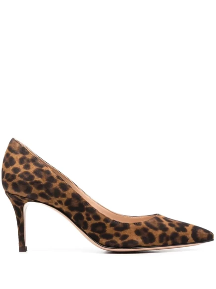 Женские туфли-лодочки Gianvito Rossi 70 мм, коричневые