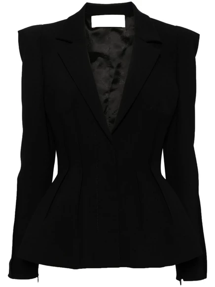 Женский жакет Elie Saab с баской, черный