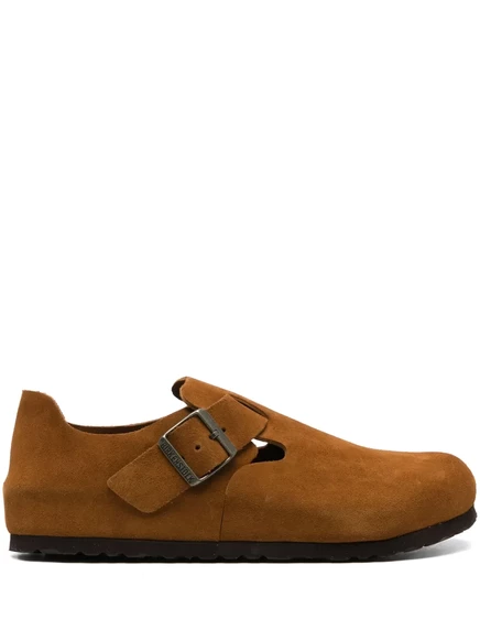 Мужские сандалии Birkenstock London замшевые, оранжевые