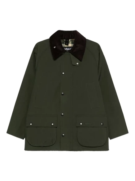Мужская куртка Barbour Bedale с вельветовым воротником, зеленая