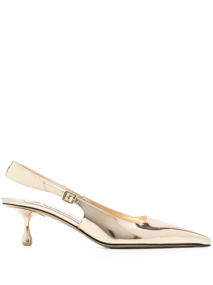 Туфли-лодочки Jimmy Choo 50 мм Amel gold