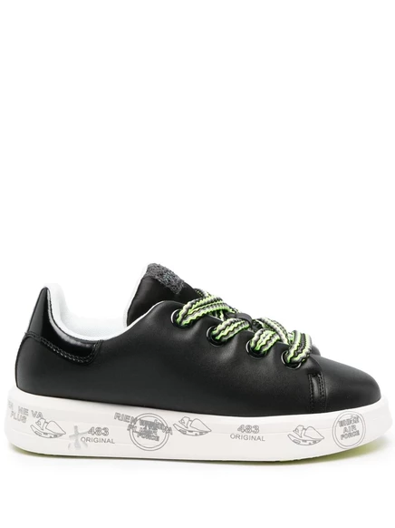 Кожаные кроссовки Premiata Belle 6550 black