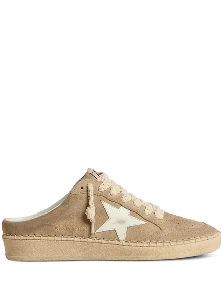 Женские мюли Golden Goose Ball Star, светло-бежевые