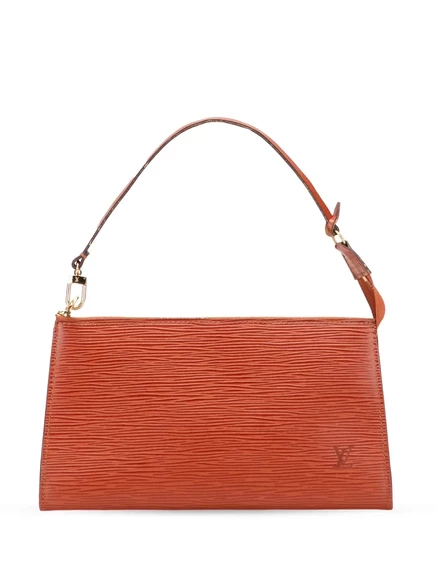 Сумка Louis Vuitton Pre-Owned Pochette 1998, коричневая