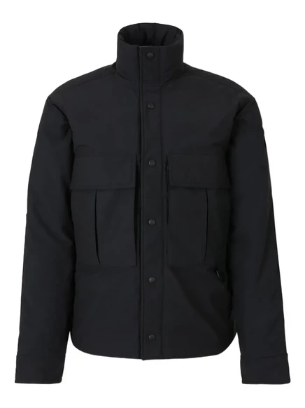 Мужской пуховик Canada Goose с логотипом, черный