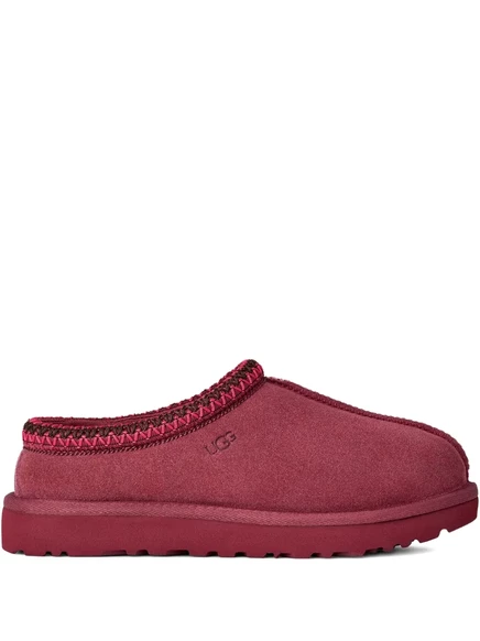 Женские кожаные мюли Ugg Tasman II, красные