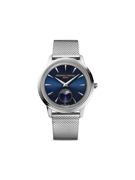 Часы Frederique Constant Moneta Moonphase, синие