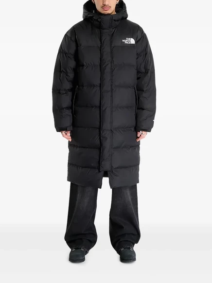 Мужская парка The North Face Nuptse пуховая, черная