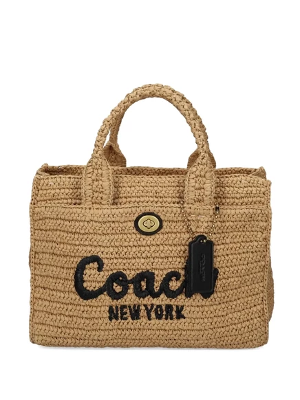 Женская сумка-тоут Coach Restored, песочно-бежевая