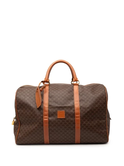 Сумка дорожная Celine Pre-Owned Macadam, коричневая