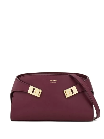 Женская сумка через плечо Ferragamo Hug mini, красная