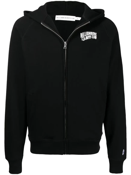 Толстовка с капюшоном на молнии с логотипом Billionaire Boys Club black
