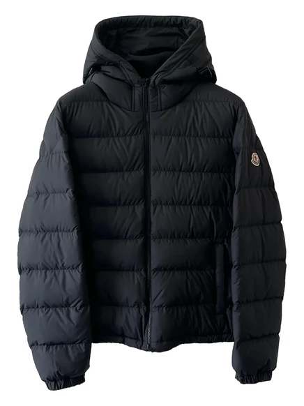 Стеганая куртка Moncler Laveraet с капюшоном black