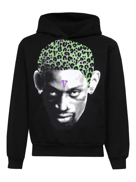 Мужская худи VLONE x Dennis Rodman, черная
