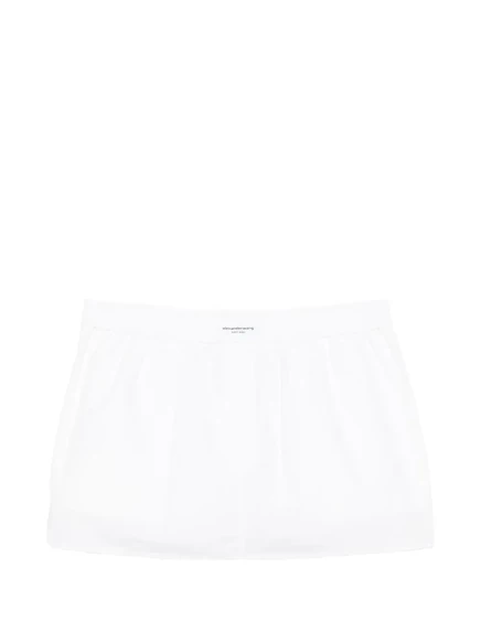 Женская юбка-шорты Alexander Wang Boxer, белая