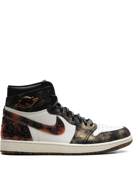 Мужские кроссовки Jordan 1 Retro «Год змеи», черные