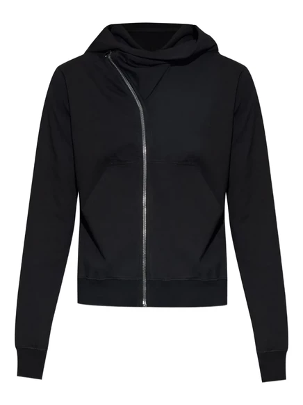 Мужское худи Rick Owens DRKSHDW асимметричное, черное