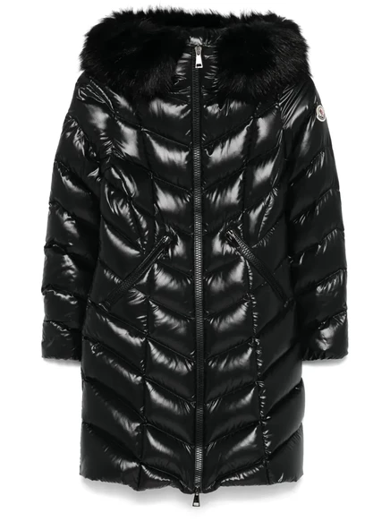 Женское стеганое пальто Moncler Fulmarus, черное