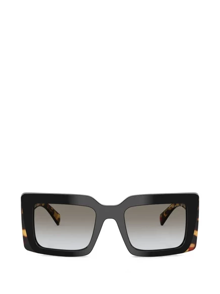 Женские солнцезащитные очки Prada Eyewear квадратные, черные