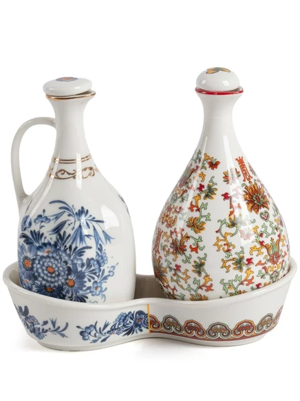 Набор для приправ Seletti Hybrid фарфор, белый/многоцветный