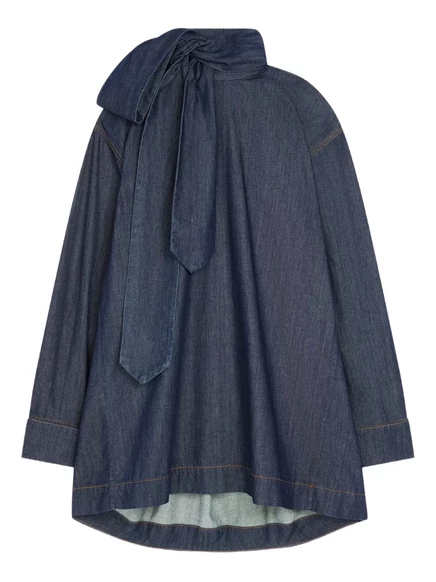 Женская джинсовая блузка Dries van Noten, синяя