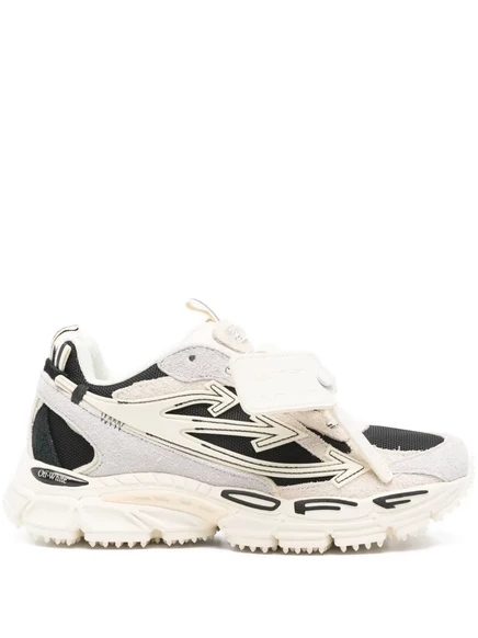 Женские кеды Off-White с аппликацией-стрелой, нейтральные