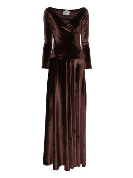 Бархатное платье Atu Body Couture brown