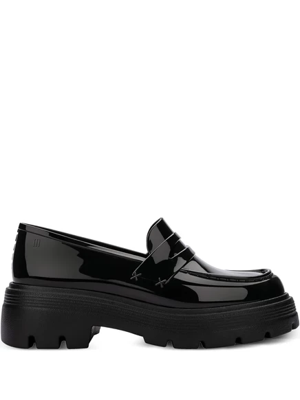 Высокие мокасины Melissa x Undercover Royal на высоком каблуке black