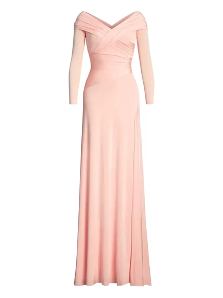Женское макси-платье Ralph Lauren Collection, светло-розовое
