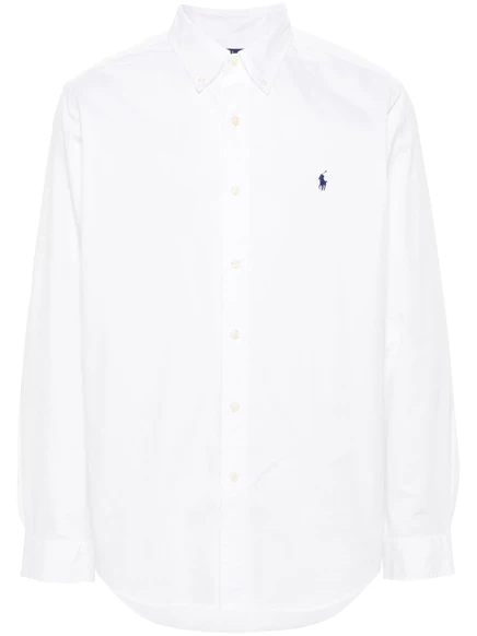 Хлопчатобумажная рубашка Polo Ralph Lauren Polo Pony white