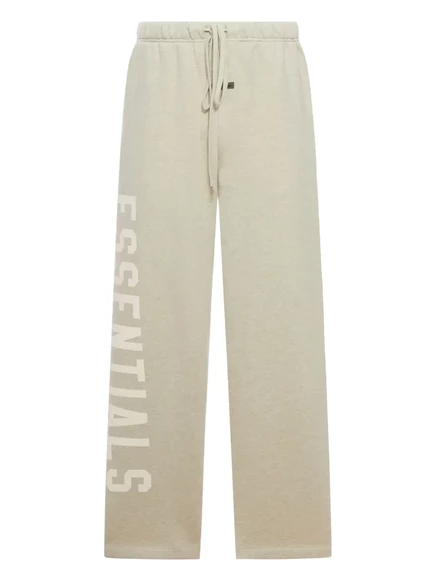 Мужские спортивные брюки Fear of God Essentials с логотипом, бежевые