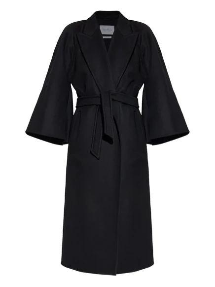 Женское пальто Max Mara Gange с поясом, черное