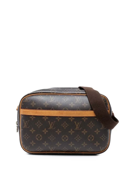 Сумка Louis Vuitton Monogram Reporter PM, коричневая