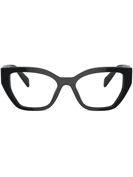Очки Prada Eyewear в матовой геометрической оправе black