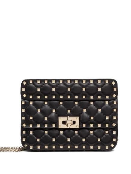 Женская сумка Valentino Garavani Rockstud-Spike, чёрная