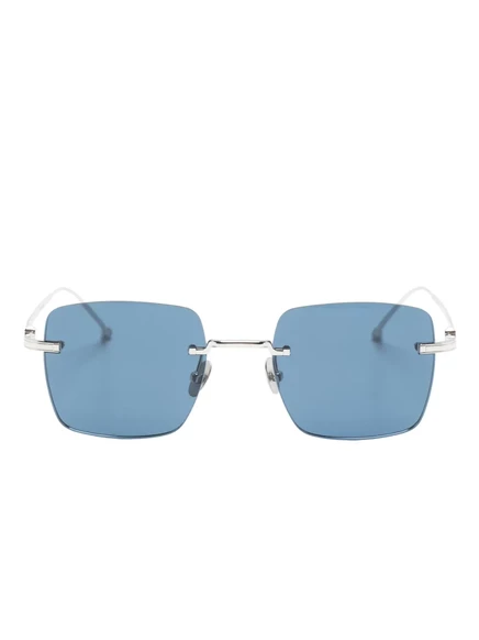 Мужские солнцезащитные очки Cartier Eyewear Signature C, серебристые